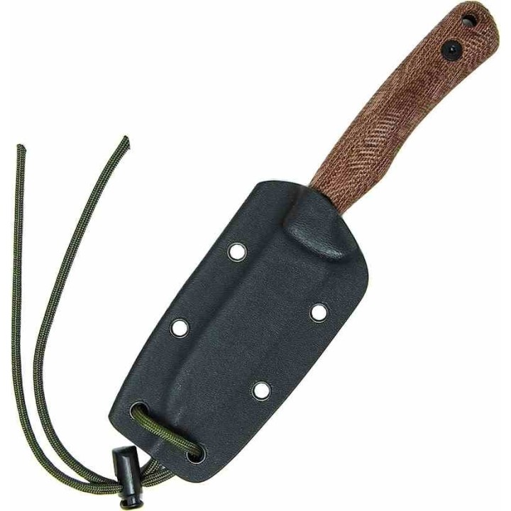 Couteau ESEE Ashley Game Brown Lame Acier S35VN SW Manche G10 Etui Kydex USA ESAGK35V - Livraison Gratuite
