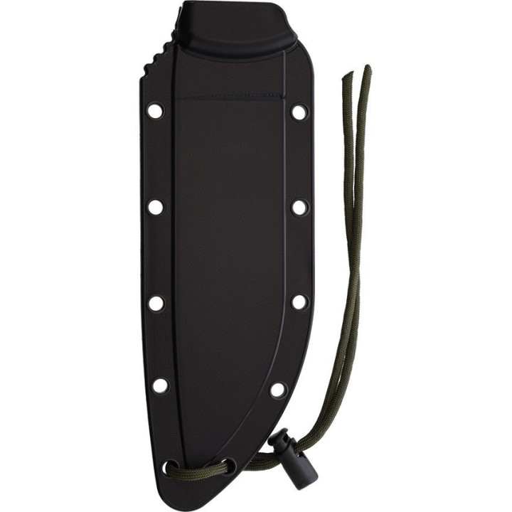 Couteau ESEE Model 6 Tactical Gray Lame Acier Carbone 1095 Manche Micarta Etui Abs Clip Made USA ES6PDTG - Livraison Gratuite