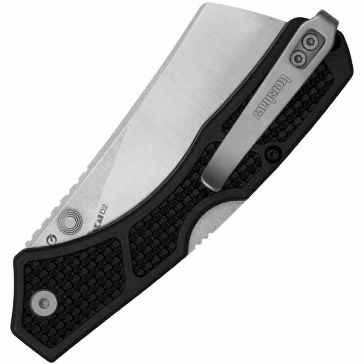 Couteau Kershaw Hatch Cleaver Lame Acier D2 Manche GFN Clip Lockback KS2043 - Livraison Gratuite