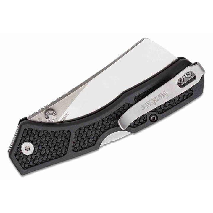 Couteau Kershaw Hatch Cleaver Lame Acier D2 Manche GFN Clip Lockback KS2043 - Livraison Gratuite
