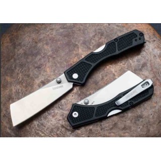 Couteau Kershaw Hatch Cleaver Lame Acier D2 Manche GFN Clip Lockback KS2043 - Livraison Gratuite