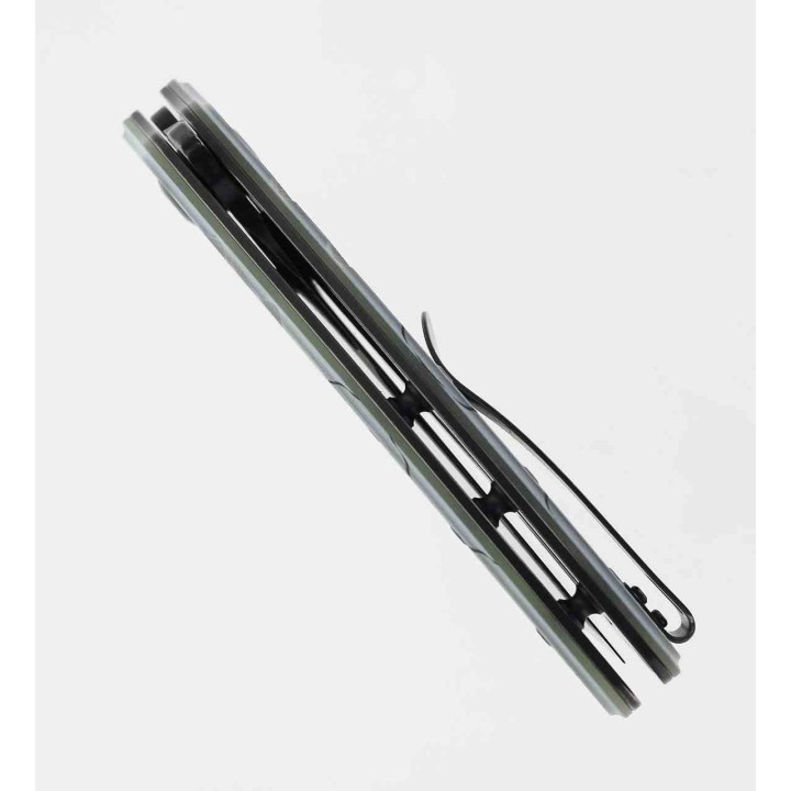 Couteau Kansept Cleavers XL Korvid Jade Manche Parent/Child's Hands G10 Lame Acier 154CM KT1030B5 - Livraison Gratuite