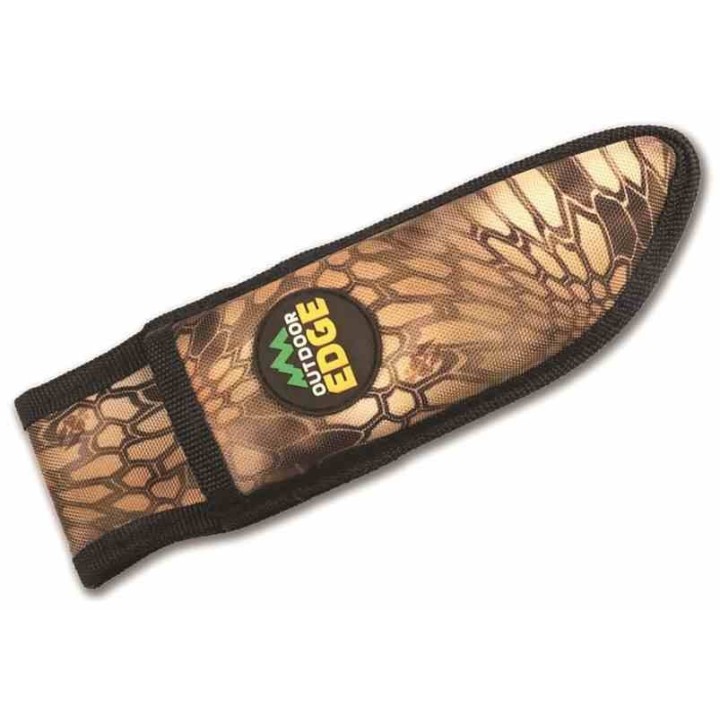 Set de 2 Couteaux Outdoor Edge Duck Duo Lame Acier 8Cr14MoV Manche TPR Etui Camo OEDD20C - Livraison Gratuite