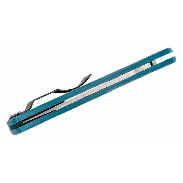 Couteau Spyderco LeafJumper Blue K390 Serrated Manche FRN Lockback Clip Japan SC262SBLK390 - Livraison Gratuite