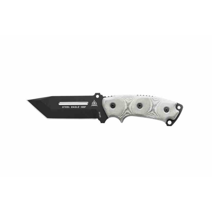 Couteau Tops Steel Eagle Tanto Lame Acier Carbone 1095 Manche Micarta Etui Kydex Made USA TPSE105F - Livraison Gratuite