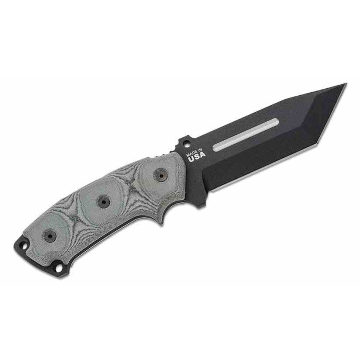 Couteau Tops Steel Eagle Tanto Lame Acier Carbone 1095 Manche Micarta Etui Kydex Made USA TPSE105F - Livraison Gratuite