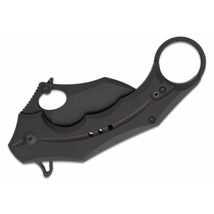 Couteau CIVIVI Incisor II Black Karambit Lame Acier Nitro-V Manche Alum IKBS Button Lock Clip CIVC16016B1 - Livraison Gratuite