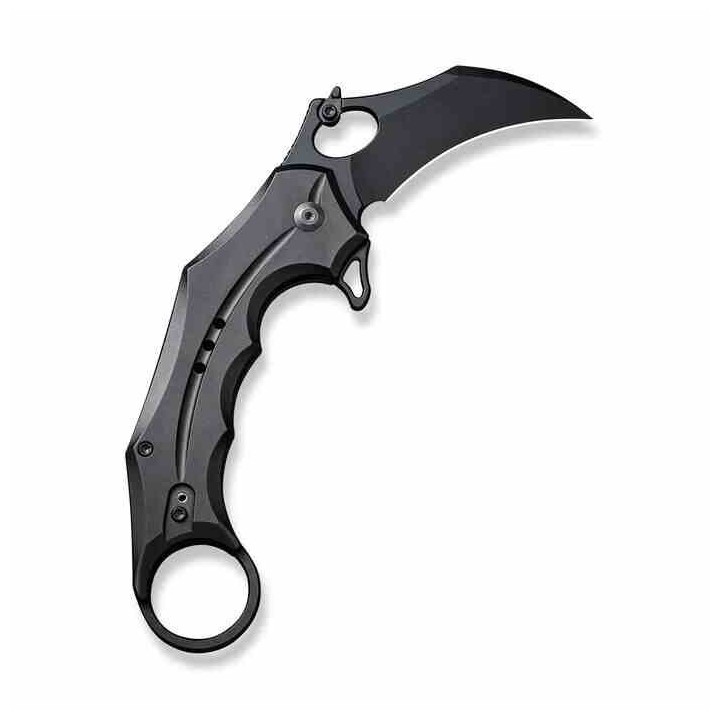 Couteau CIVIVI Incisor II Black Karambit Lame Acier Nitro-V Manche Alum IKBS Button Lock Clip CIVC16016B1 - Livraison Gratuite