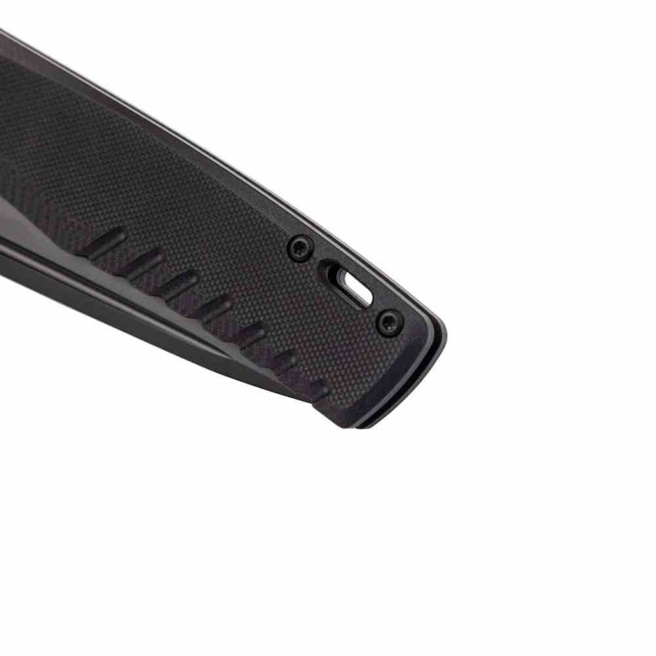 Couteau Tekto F3 Charlie Black Manche G10 Lame Acier D2 Black Clip Button Lock USA TKTF3GBKBK12 - Livraison Gratuite