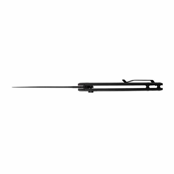 Couteau Tekto F3 Charlie Black Manche G10 Lame Acier D2 Black Clip Button Lock USA TKTF3GBKBK12 - Livraison Gratuite
