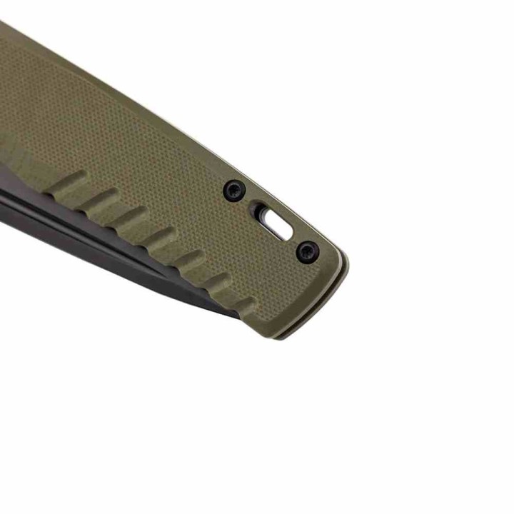 Couteau Tekto F3 Charlie Od Green Manche G10 Lame Acier D2 Black Clip Button Lock USA TKTF3GODBK1 - Livraison Gratuite