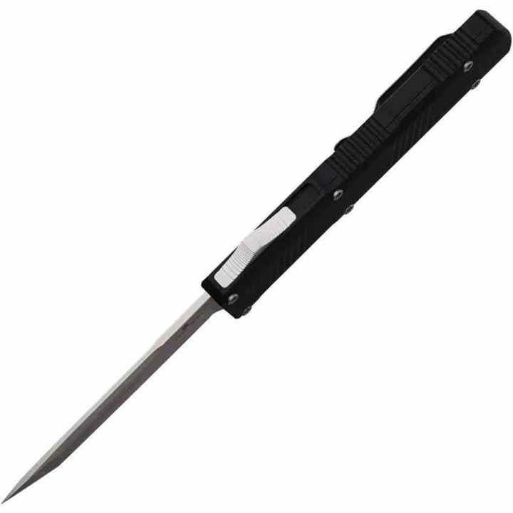 Couteau OTF Bear & Son Auto Tanto Lame Acier D2 Manche Aluminium Made USA BCOTF210ALBKS - Livraison Gratuite