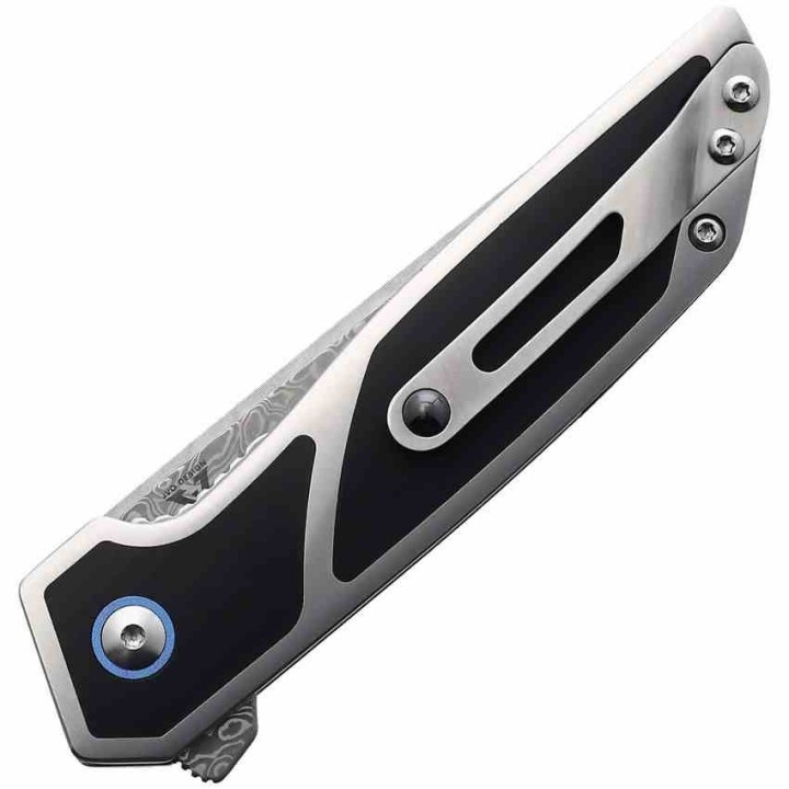Couteau Begg Knives Diamici Black Manche G-10 Lame Damas IKBS Linerlock Clip BG015 - Livraison Gratuite