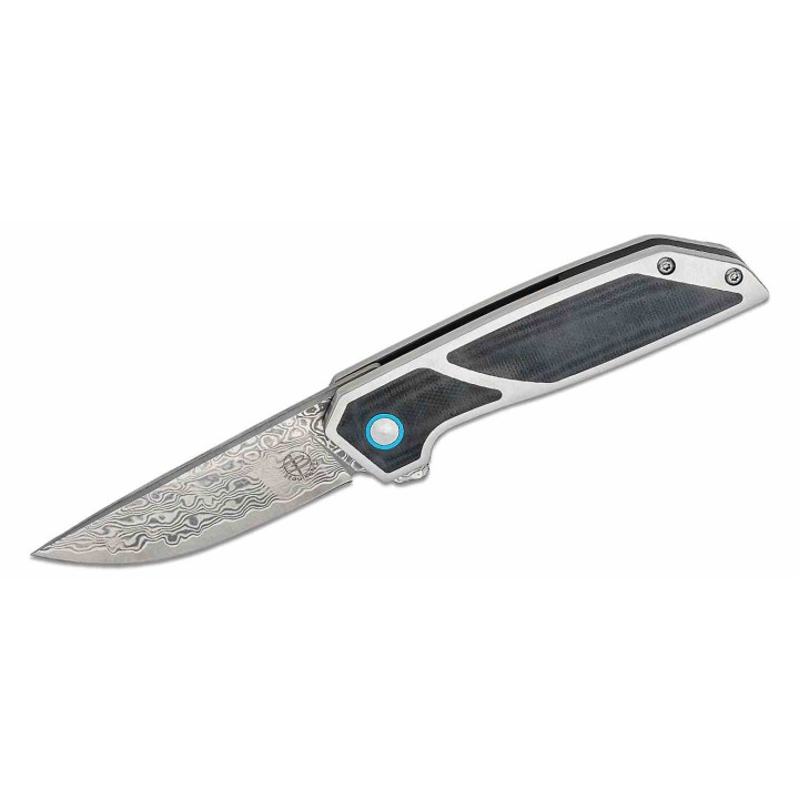 Couteau Begg Knives Diamici Black Manche G-10 Lame Damas IKBS Linerlock Clip BG015 - Livraison Gratuite