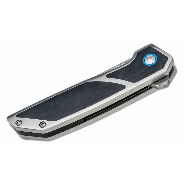 Couteau Begg Knives Diamici Black Manche G-10 Lame Damas IKBS Linerlock Clip BG015 - Livraison Gratuite