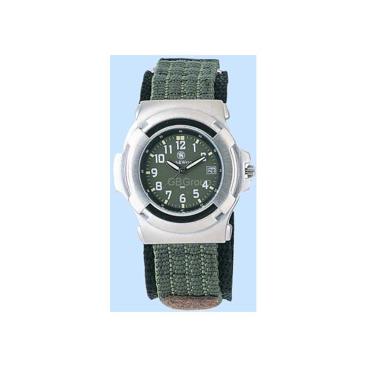 Smith&Wesson Montre Field Watch Olive Drab - SWW11OD - Bracelet Nylon