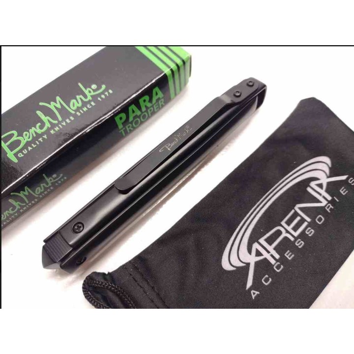 Couteau BenchMark Paratrooper Lame Acier Inox Manche Acier Brise Vitres BMK116 - Livraison Gratuite