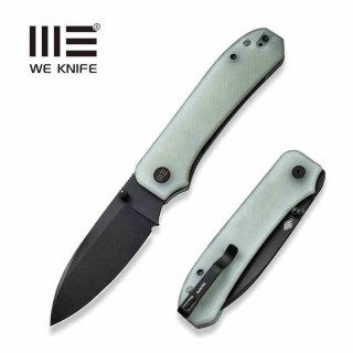 Couteau We Knife Co Big Banter Jade Lame Acier CPM-20CV Blackwash Manche G10 IKBS Linerlock Clip WE210453 - Livraison Gratuite