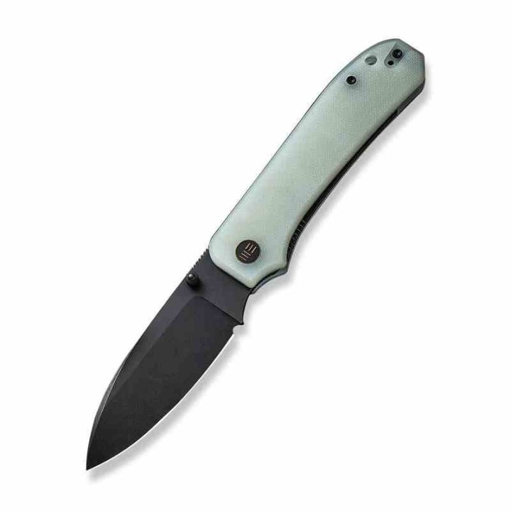 Couteau We Knife Co Big Banter Jade Lame Acier CPM-20CV Blackwash Manche G10 IKBS Linerlock Clip WE210453 - Livraison Gratuite