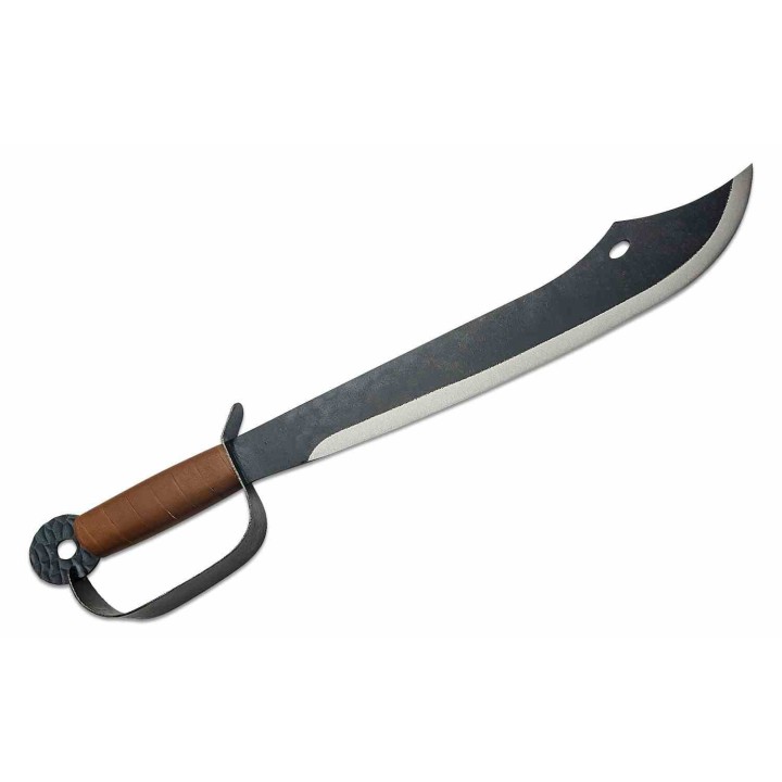Condor Buccaneer Pirate Sword Lame Acier Carbone 1075 Manche Cuir Etui Cuir El Salvador CTK1030155HC - Livraison Gratuite
