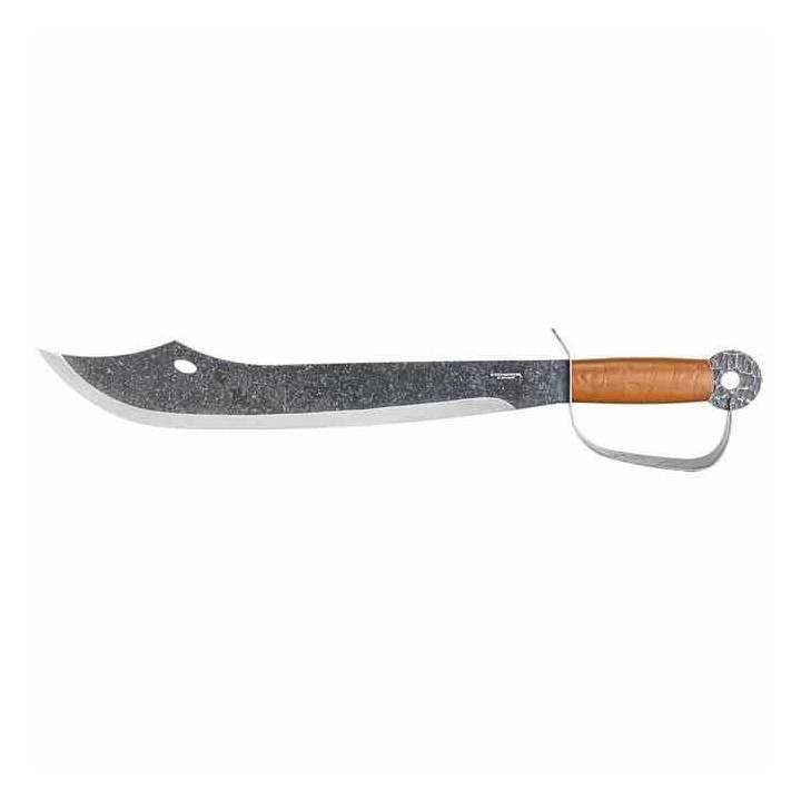 Condor Buccaneer Pirate Sword Lame Acier Carbone 1075 Manche Cuir Etui Cuir El Salvador CTK1030155HC - Livraison Gratuite
