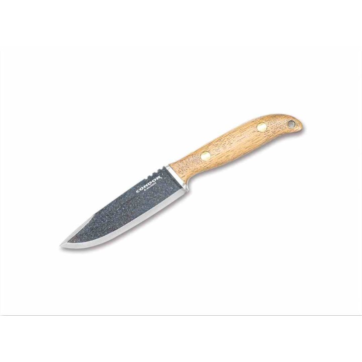 Couteau Condor Austral Lame Acier Carbone 1095 Manche Bois Etui Cuir Made El Salvador CTK396246HC - Livraison Gratuite