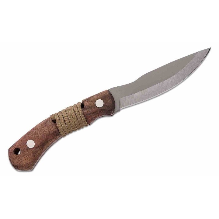 Couteau Condor Mountaineer Trail Hunter Lame Acier 440C Manche Noyer Etui Cuir El Salvador CTK1204264C - Livraison Gratuite