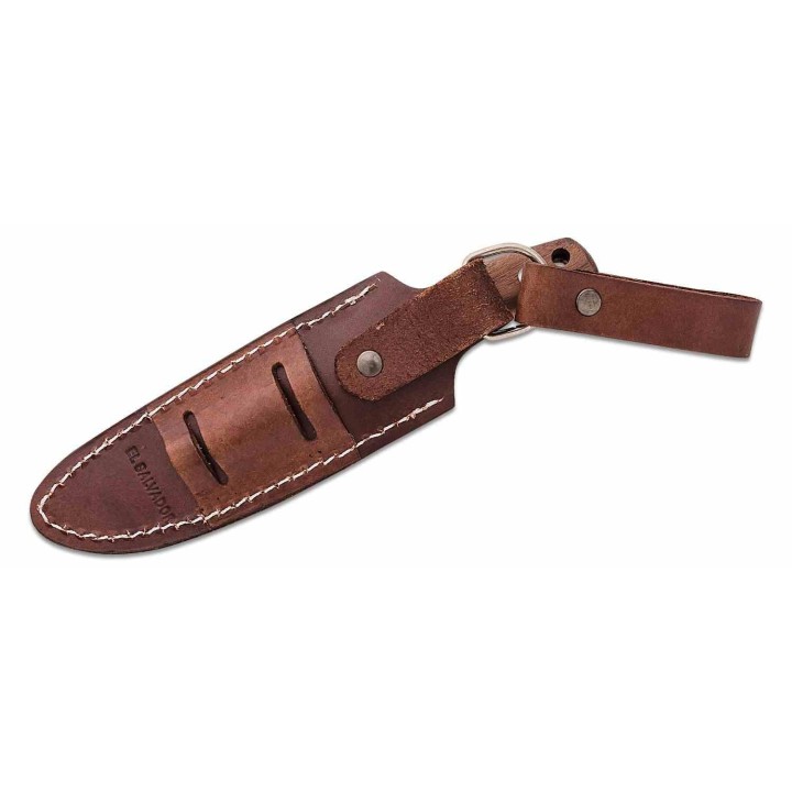 Couteau Condor Mountaineer Trail Hunter Lame Acier 440C Manche Noyer Etui Cuir El Salvador CTK1204264C - Livraison Gratuite