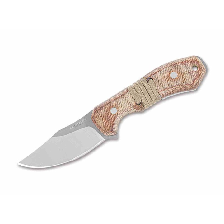Couteau Condor Mountaineer Trail Wingman Lame Acier 14C28N Manche Micarta Etui Cuir El Salvador CTK121275SK - Livraison Gratuite