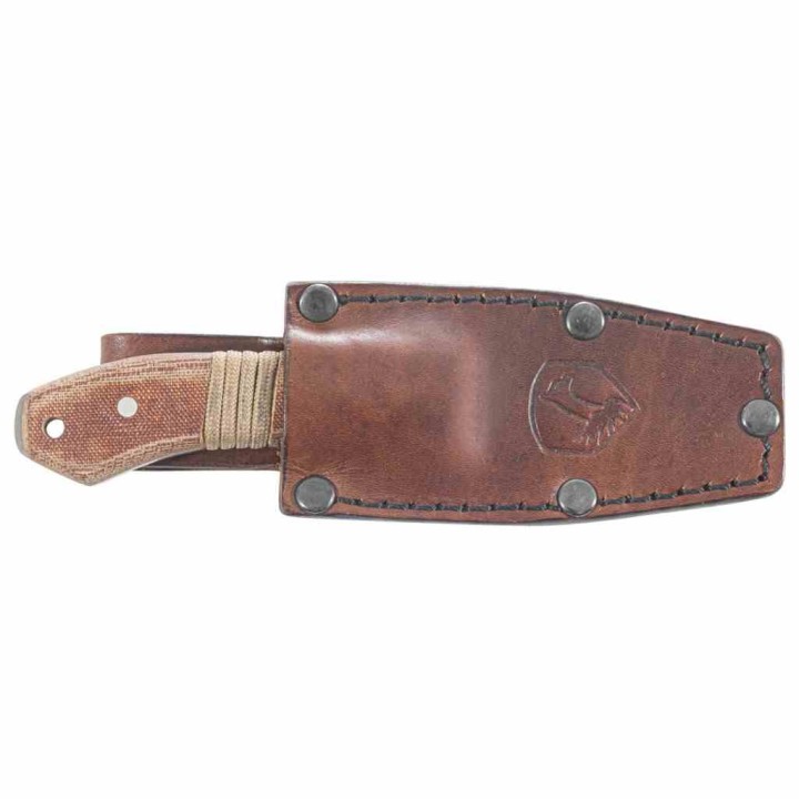 Couteau Condor Mountaineer Trail Wingman Lame Acier 14C28N Manche Micarta Etui Cuir El Salvador CTK121275SK - Livraison Gratuite