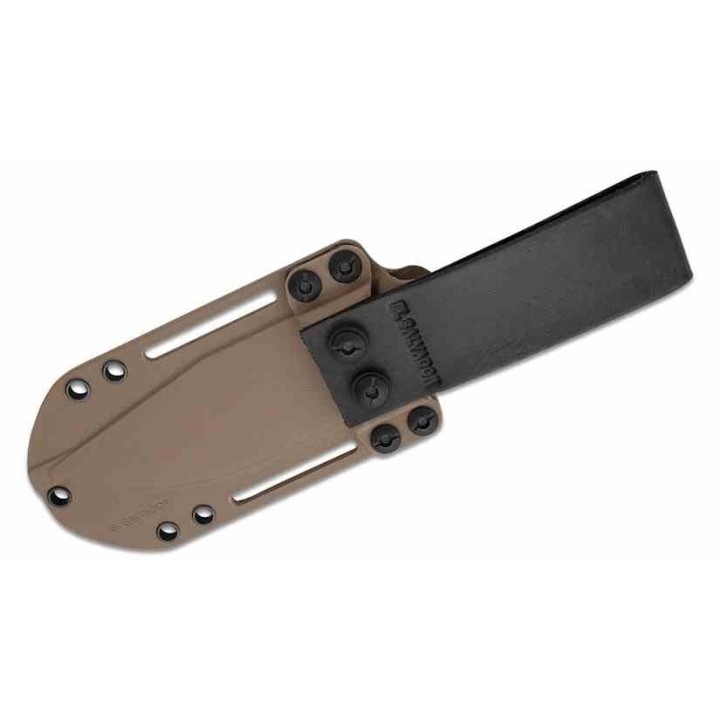 Couteau Condor Fighter Tan Lame Acier Carbone 1075 Manche ABS Etui Zytel Made El Salvador CTK183149HC - Livraison Gratuite