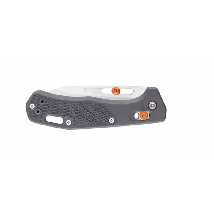 Couteau Gerber Assert Gray/Red Crossbar Lock Lame Acier S30V Clip Point Manche Polymere Made USA G1921 - Livraison Gratuite