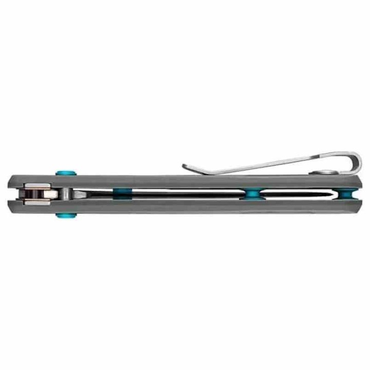 Couteau Gerber Assert Green/Blue Crossbar Lock Lame Acier S30V Clip Point Manche Polymere Made USA G1920 - Livraison Gratuite
