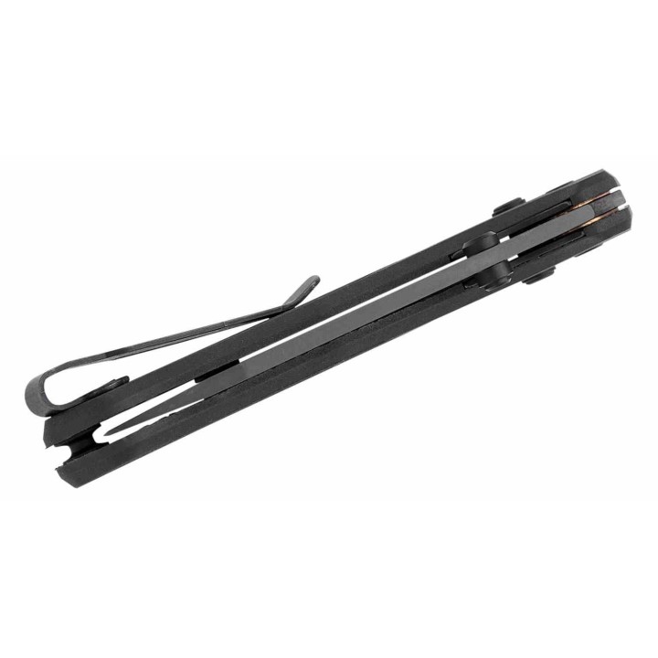 Couteau Gerber Assert Black Crossbar Lock Lame Acier S30V Clip Point Manche Polymere Made USA G1919 - Livraison Gratuite