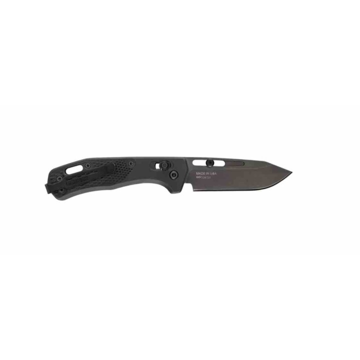 Couteau Gerber Assert Black Crossbar Lock Lame Acier S30V Clip Point Manche Polymere Made USA G1919 - Livraison Gratuite