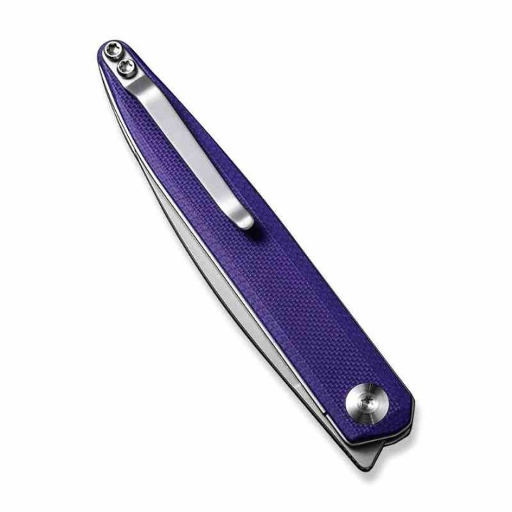 Couteau Sencut Jubil Purple Lame Acier D2 Wharncliffe Manche G10 IKBS Linerlock Clip S200291 - Livraison Gratuite