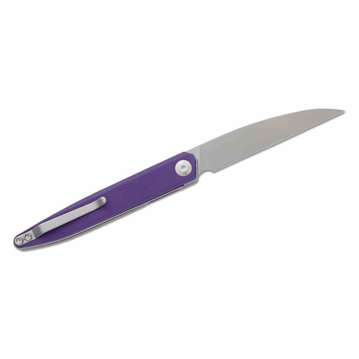 Couteau Sencut Jubil Purple Lame Acier D2 Wharncliffe Manche G10 IKBS Linerlock Clip S200291 - Livraison Gratuite