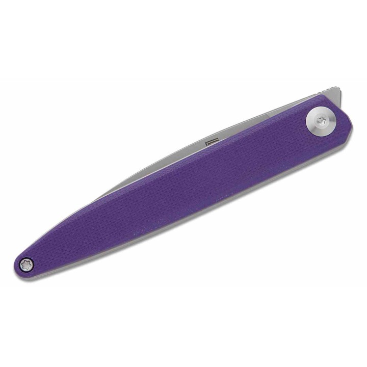 Couteau Sencut Jubil Purple Lame Acier D2 Wharncliffe Manche G10 IKBS Linerlock Clip S200291 - Livraison Gratuite