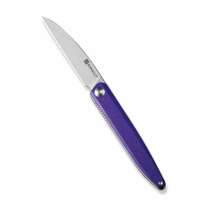 Couteau Sencut Jubil Purple Lame Acier D2 Wharncliffe Manche G10 IKBS Linerlock Clip S200291 - Livraison Gratuite