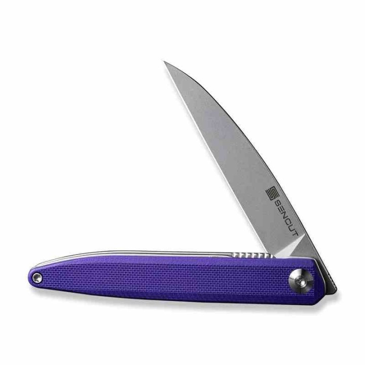 Couteau Sencut Jubil Purple Lame Acier D2 Wharncliffe Manche G10 IKBS Linerlock Clip S200291 - Livraison Gratuite