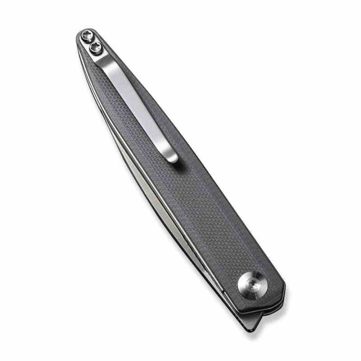 Couteau Sencut Jubil Gray Lame Acier D2 Wharncliffe Manche G10 IKBS Linerlock Clip S200293 - Livraison Gratuite
