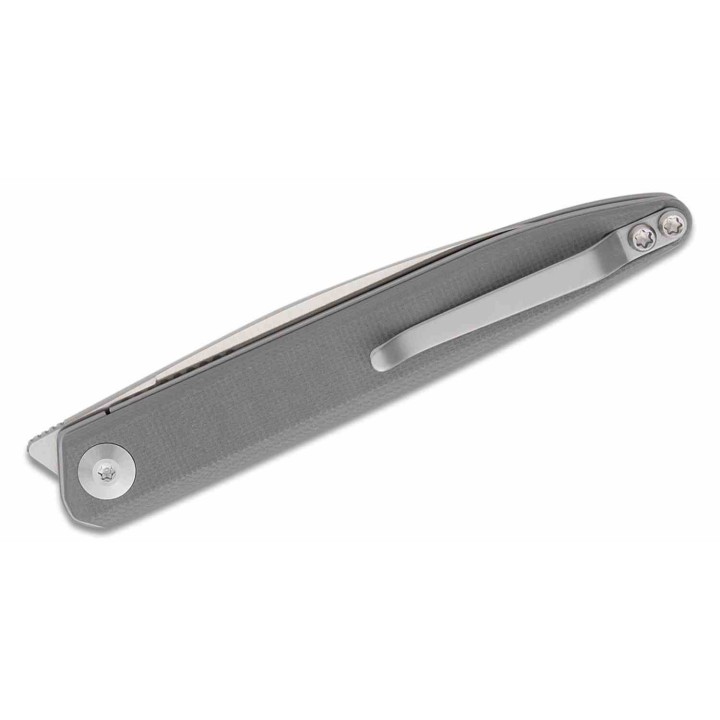 Couteau Sencut Jubil Gray Lame Acier D2 Wharncliffe Manche G10 IKBS Linerlock Clip S200293 - Livraison Gratuite