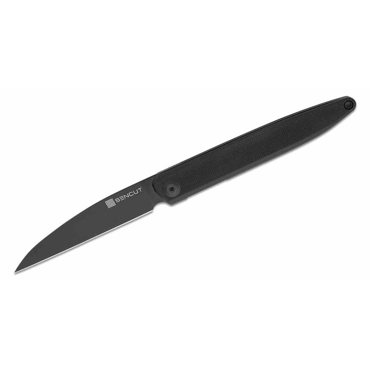 Couteau Sencut Jubil Black Lame Acier D2 Wharncliffe Manche G10 IKBS Linerlock Clip S200292 - Livraison Gratuite