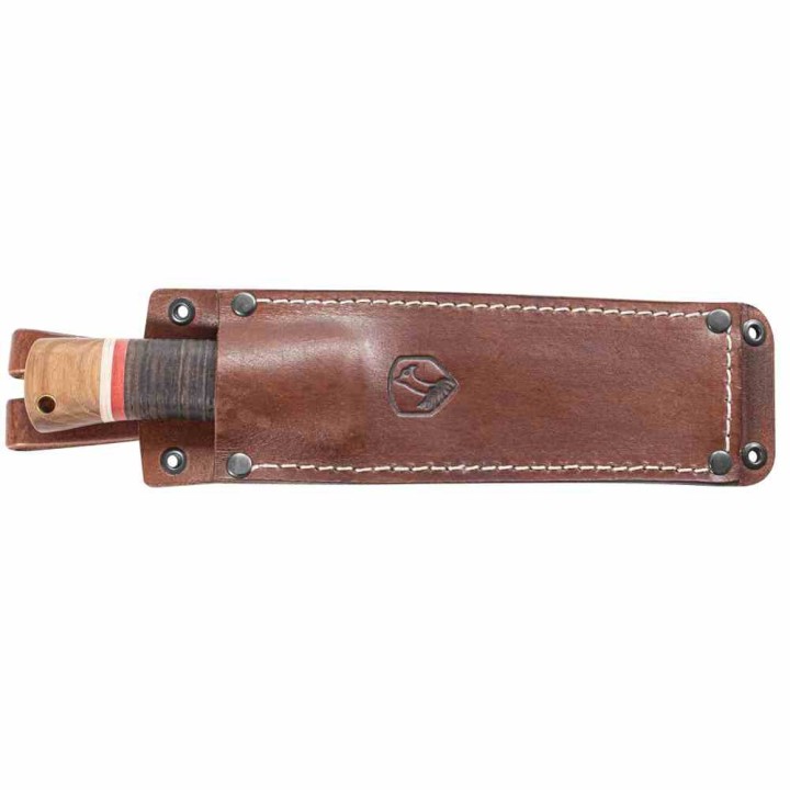 Couteau Condor Country Backroads Lame Acier Carbone 1075 Manche Bois Etui Cuir Made Salvador CTK284655HC - Livraison Gratuite