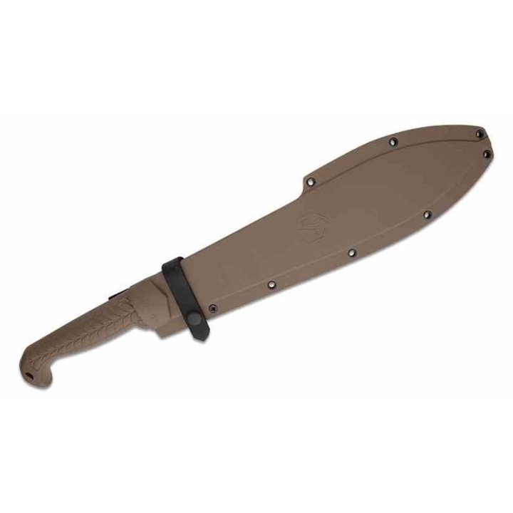 Machette Condor Terrachete Desert Tan Lame Acier Carbone 1075 Manche & Etui Abs Made Salvador CTK2850145HC - Livraison Gratuite