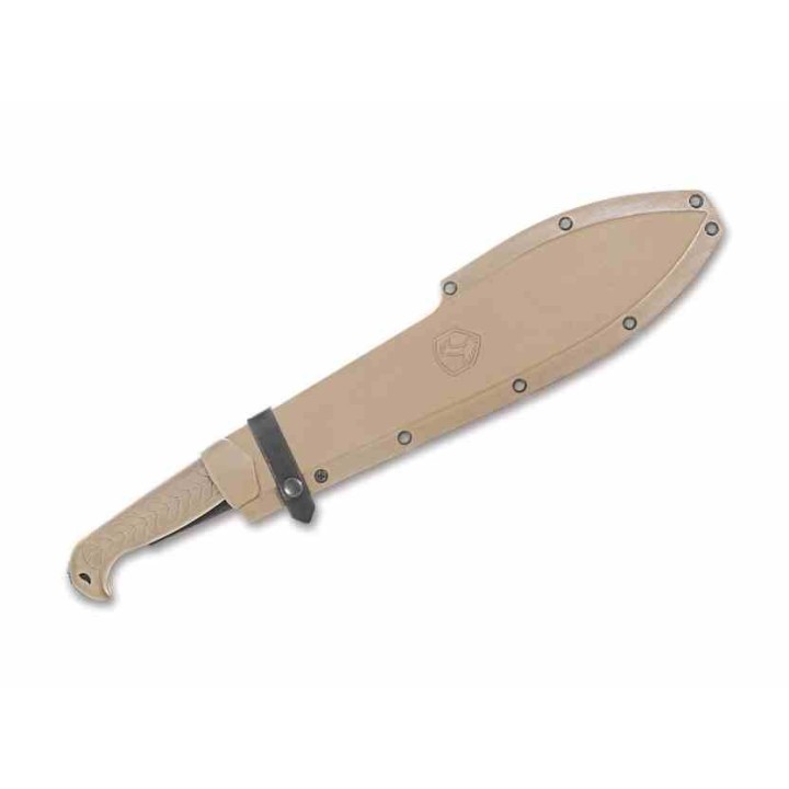 Machette Condor Terrachete Desert Tan Lame Acier Carbone 1075 Manche & Etui Abs Made Salvador CTK2850145HC - Livraison Gratuite