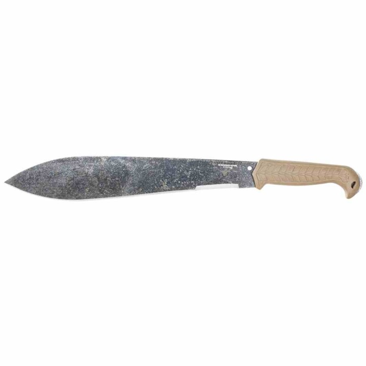 Machette Condor Terrachete Desert Tan Lame Acier Carbone 1075 Manche & Etui Abs Made Salvador CTK2850145HC - Livraison Gratuite
