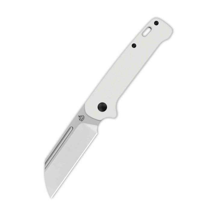 Couteau QSP Penguin Slip Joint White Lame Acier 14C28N Manche G10 QS130SJA - Livraison Gratuite