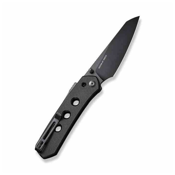 Couteau CIVIVI Vision FG Black Lame Nitro-V Black Reverse Tanto Manche G10 IKBS Superlock Clip CIVC220361 - Livraison Gratuite