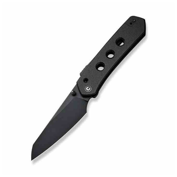 Couteau CIVIVI Vision FG Black Lame Nitro-V Black Reverse Tanto Manche G10 IKBS Superlock Clip CIVC220361 - Livraison Gratuite